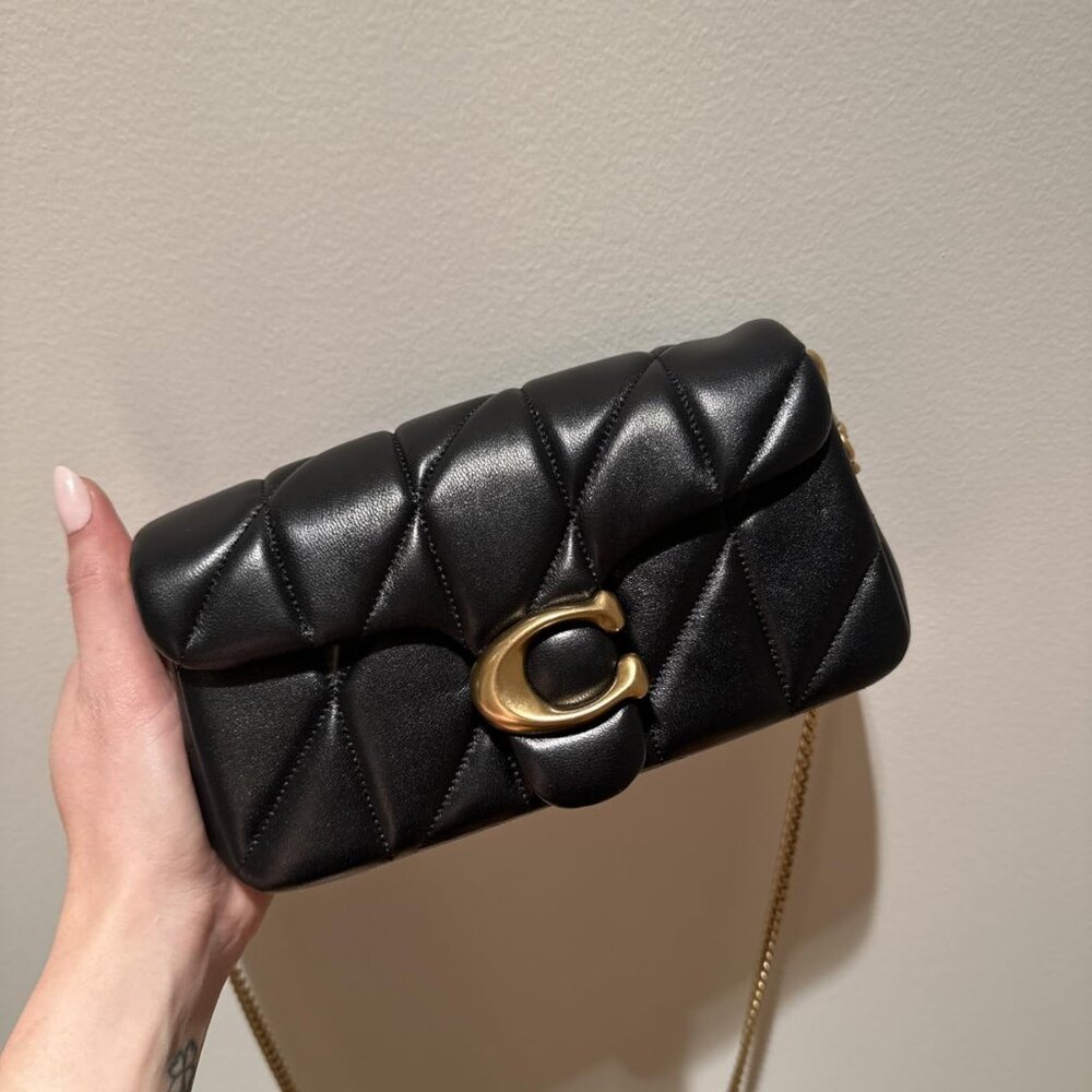 Coach Tabby Chain Crossbody 19 • Quilted Leather